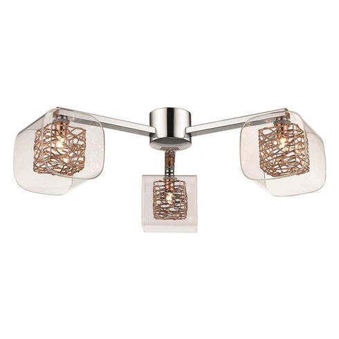 Flush Fitting Luminaire In Copper LL00107